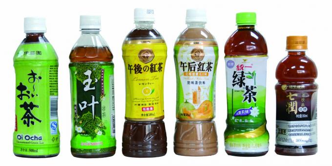 Dviejų pusių butelio automatinio susitraukimo rankovių etikečių klijavimo priemonė mineraliniam vandeniui