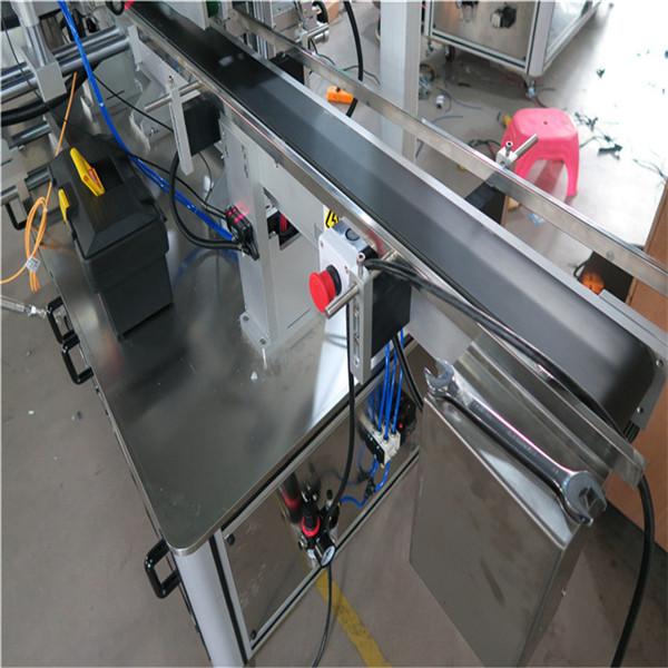 Trijų pusių automatinis kvadratinių butelių ženklinimo aparatas, varomas elektra