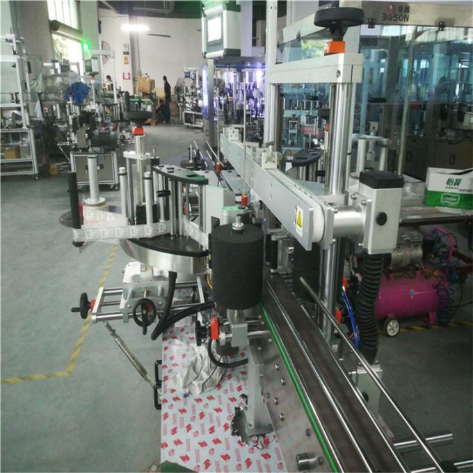 Kvadratinių butelių etikečių klijavimo mašina, lipni etikečių klijavimo mašina šešiakampiams ir kvadratiniams stiklainiams