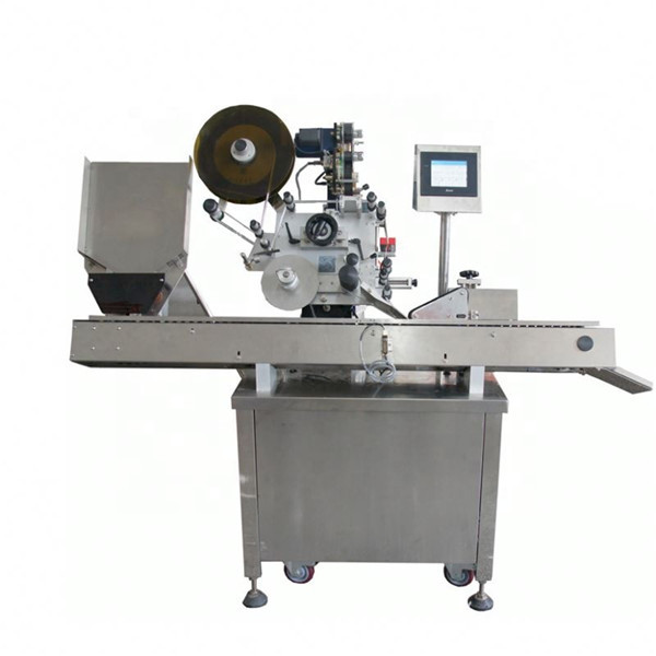 Ekonomiškas automatinis gaiviųjų gėrimų butelių buteliukų etikečių klijavimo aparatas