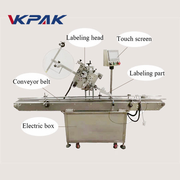 Elektrinė akių automatinė plokščio paviršiaus etikečių užrašų žiebtuvėlių ženklinimo mašina