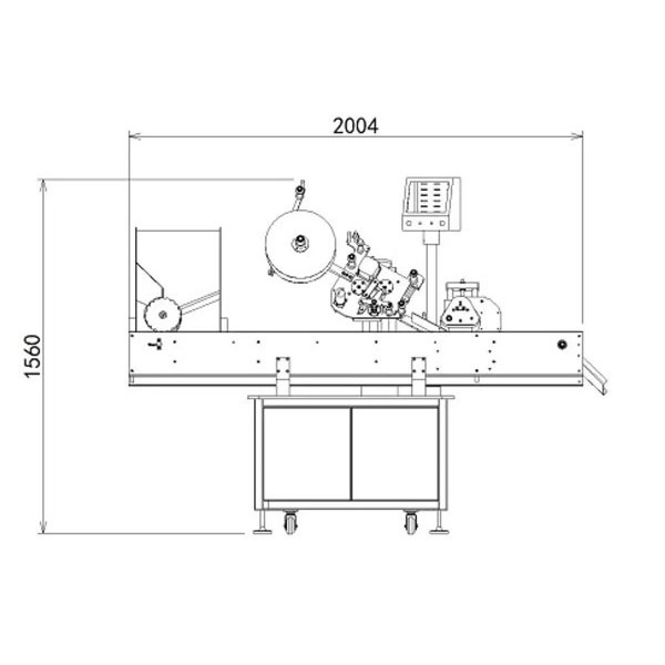 Didelio greičio automatinė buteliuko etiketė mašinai mažam buteliui