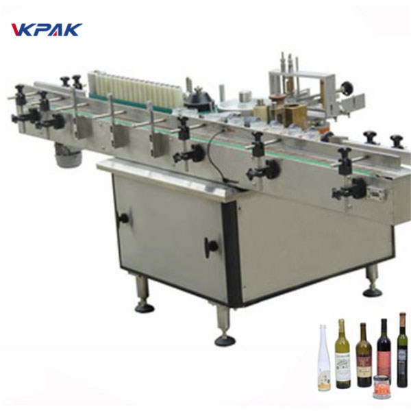 Įklijavimo ir šalto klijavimo etikečių klijavimo mašina skirtingiems buteliams automatinė
