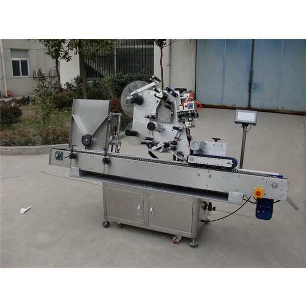 Plc Control savaiminio lipduko lipduko automatinė etiketavimo mašina penicilino buteliui