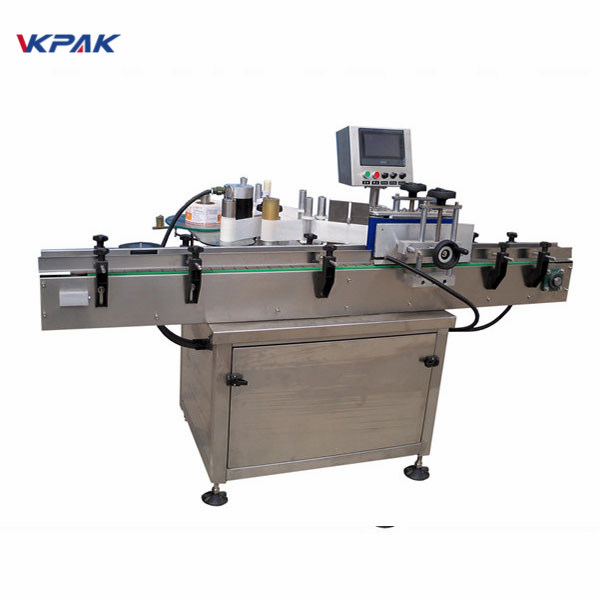 SUS304 servovariklio automatinis apvalaus butelio ženklinimo aparato PLC valdymas
