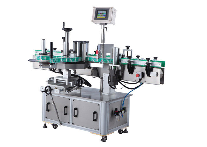 Kinijos apvalių butelių lipdukų etikečių klijavimo mašina su gėrimų / dienos chemikalų tiekėja