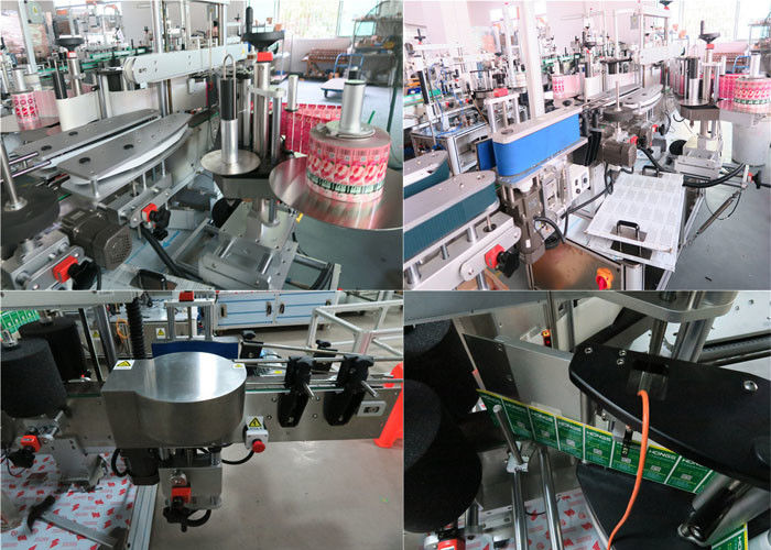 Dienos butelių priekinė ir galinė etikečių klijavimo mašina, stiklainių etikečių klijavimo mašina