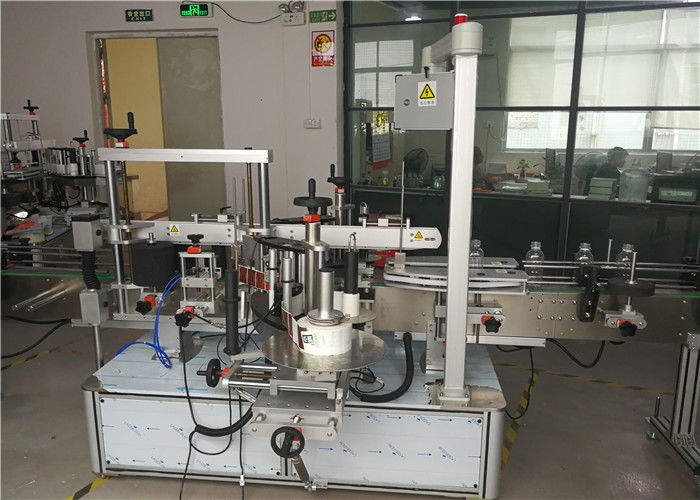 Kinijos priekinis / galinis ne apvalių ar plokščių butelių etikečių klijavimo įrankis, butelių ženklinimo įrangos tiekėjas