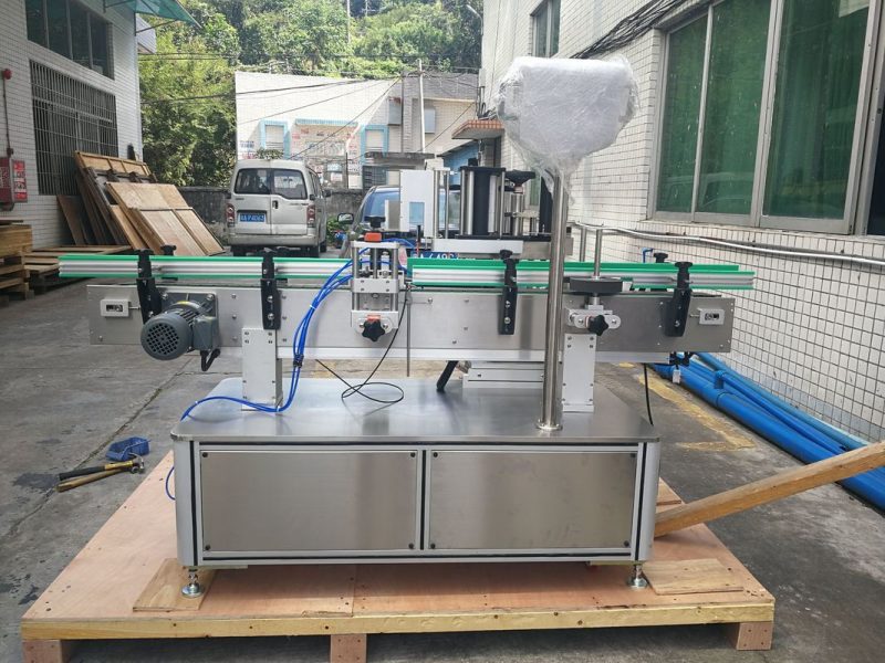 Į Kiniją orientuota apvalaus butelio / konteinerio / indelio tiekėjų apvyniojimo ženklinimo sistema